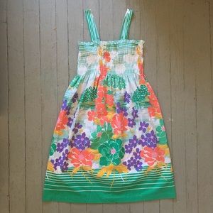 VINTAGE handmade floral dress sz M